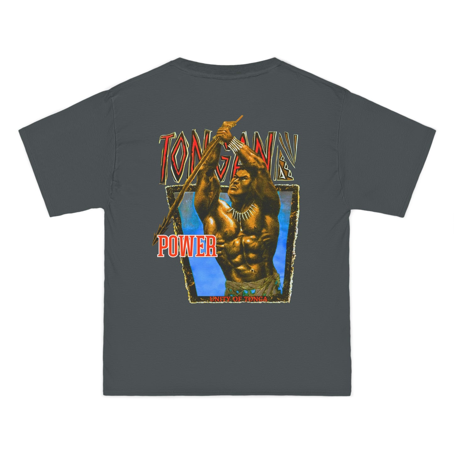 Local Strength Tongan Power Unity Of Tonga Vintage Design 90s New Print Beefy-T® Short-Sleeve T-Shirt