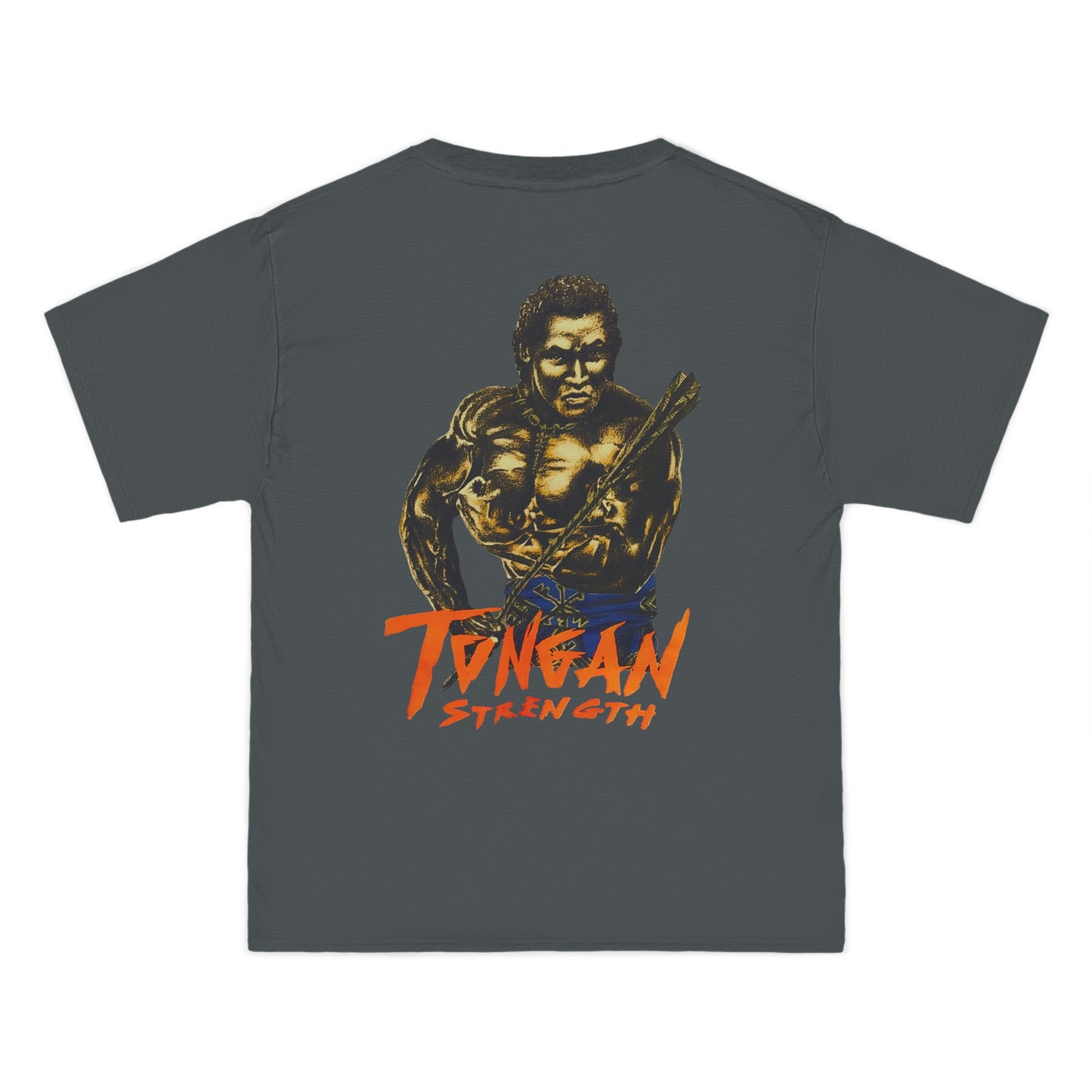 Local Strength Tongan Strength Vintage Design 90s New Print Beefy-T® Short-Sleeve T-Shirt
