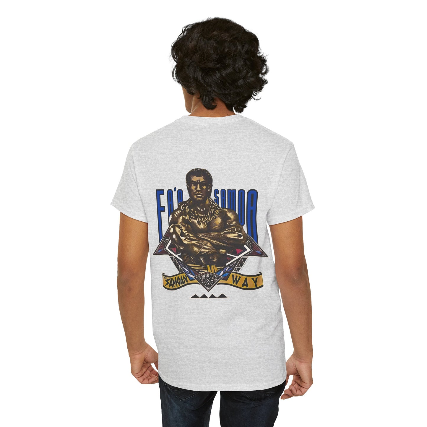 Samoan Strength Fa'a Samoa The Samoan Way Shirt Vintage Design 90s New Print Unisex Heavy Cotton Tee