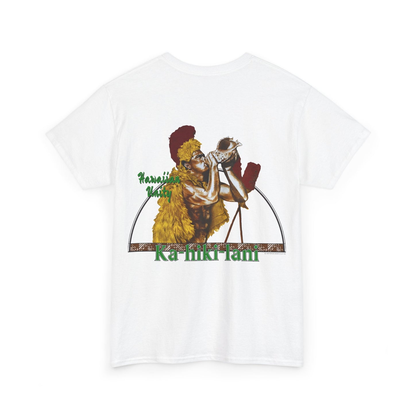 Hawaiian Strength Hawaiian Unity Ka-hiki-lani Vintage Design 90s New Print Unisex Heavy Cotton Tee