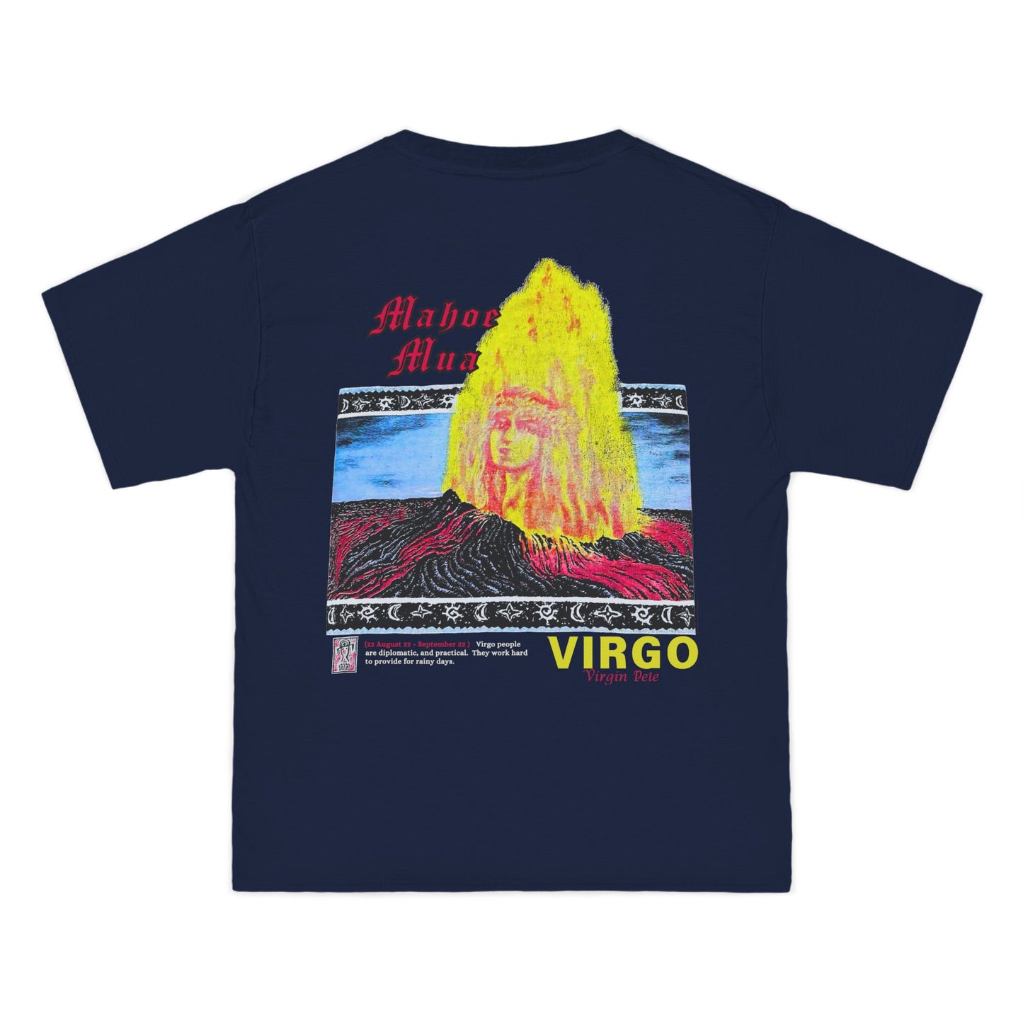Hawaiian Strength Virgo Mahoe Mua Virgin Pele Vintage Design 90s New Print Beefy-T® Short-Sleeve T-Shirt