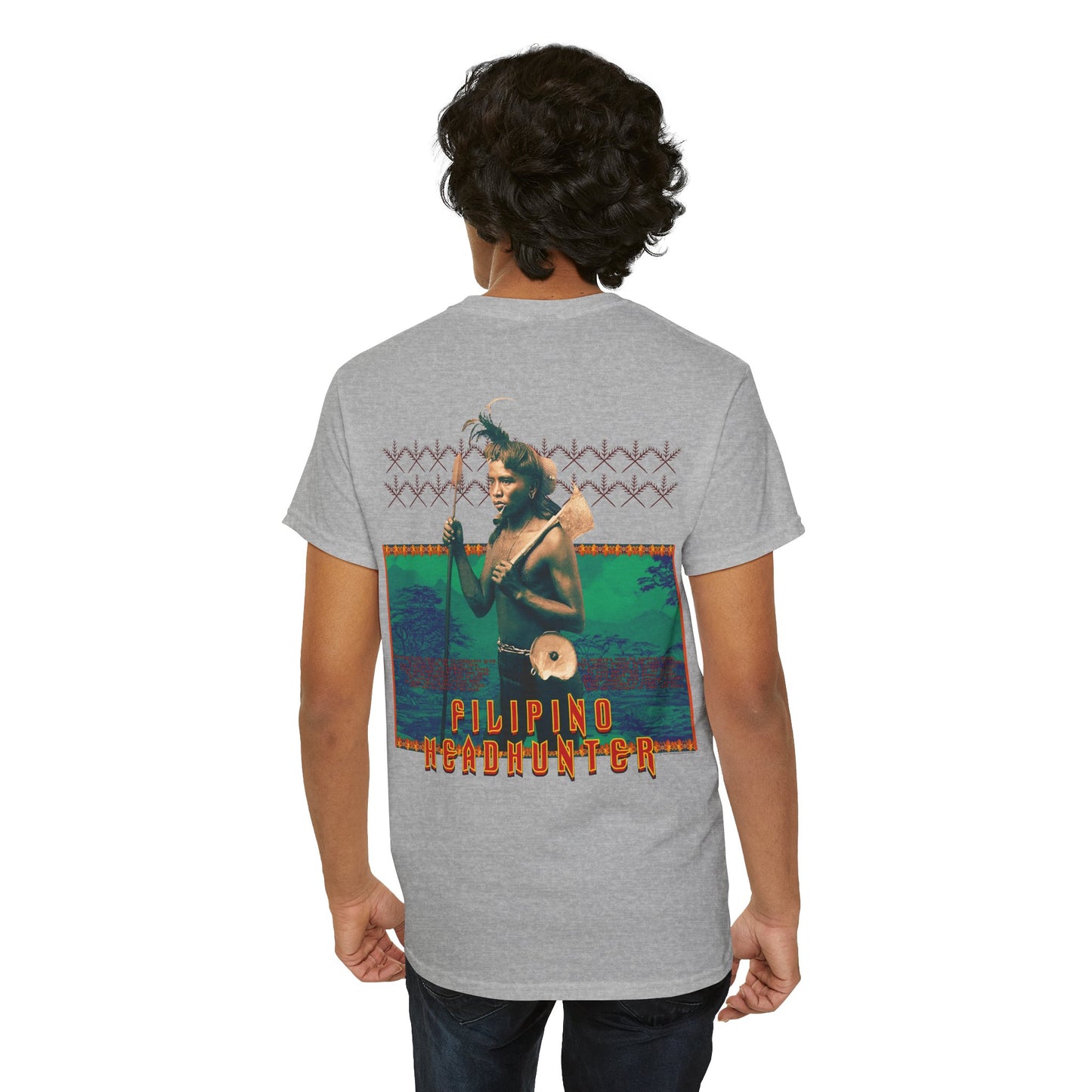 Filipino Strength Filipino HeadHunter Unisex Heavy Cotton Tee