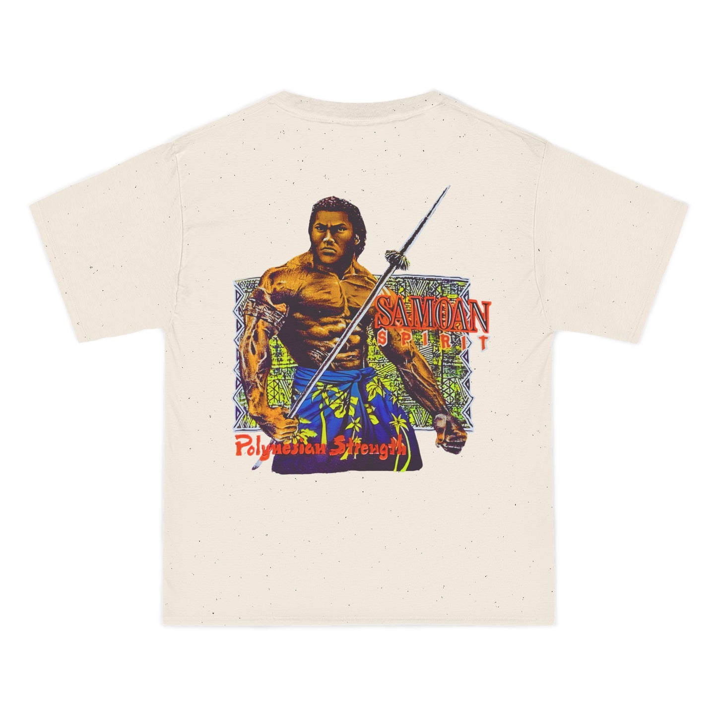Samoan Strength Samoan Spirit Polynesian Strength Vintage Design 90s New Print Beefy-T® Short-Sleeve T-Shirt