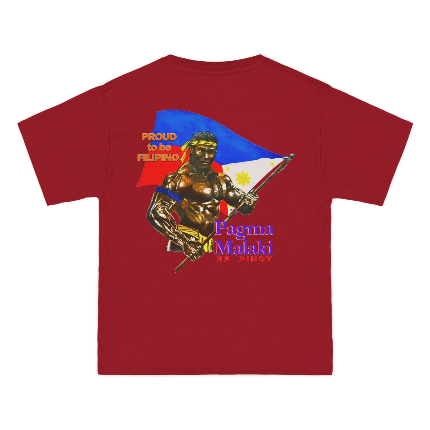 Filipino Strength Proud to be Filipino Pagma Malaki Na Pinoy Vintage Design 90s New Print Beefy-T® Short-Sleeve T-Shirt