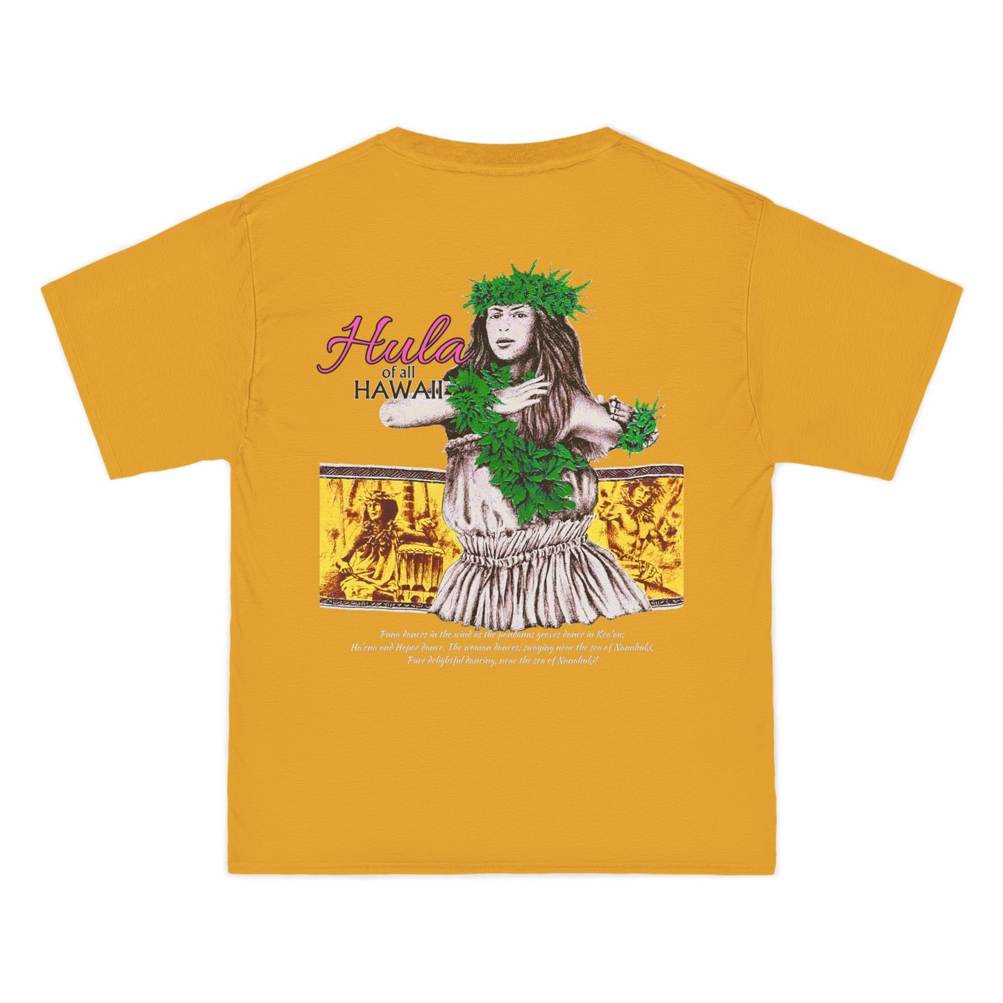 Hawaiian Strength Hula of all Hawaii Vintage Design 90s New Print Beefy-T® Short-Sleeve T-Shirt