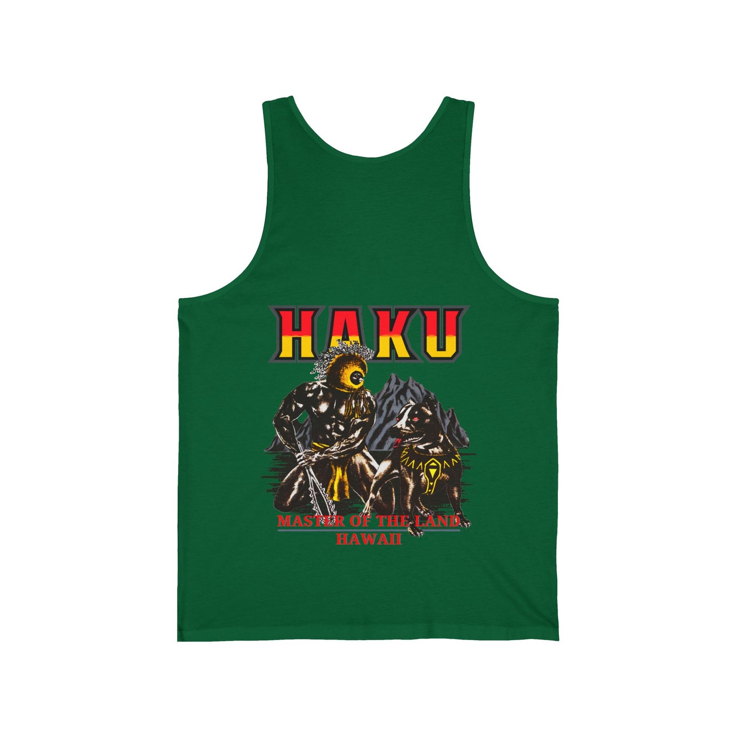 Hawaiian Strength Haku Master of the Land Hawaii Vintage Design 90s New Print Unisex Jersey Tank