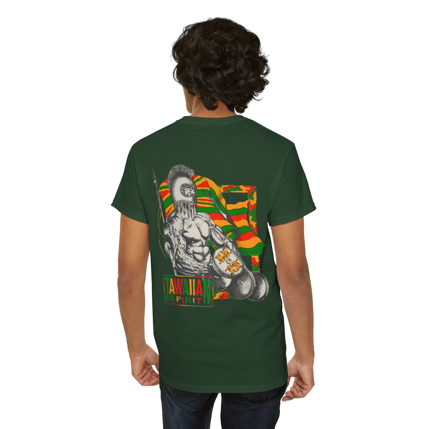Jawaiian Strength Jawaiian Spirit Vintage Design 90s New Print Unisex Heavy Cotton Tee