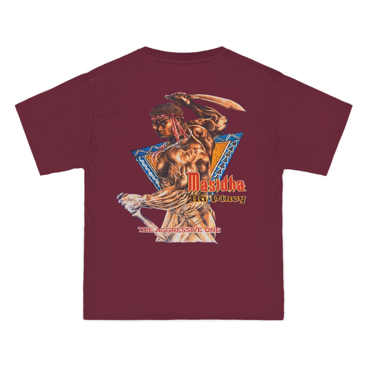 Filipino Strength Masidha na Pinoy The Aggressive One Vintage Design 90s New Print Beefy-T® Short-Sleeve T-Shirt