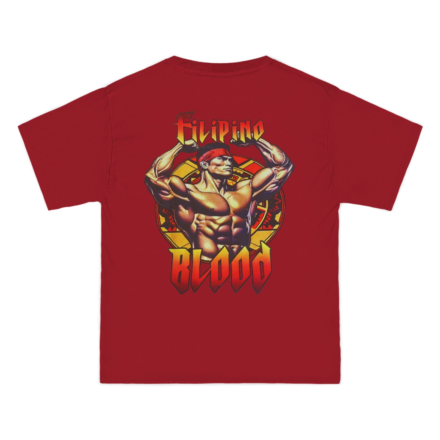 Filipino Strength Filipino Blood Vintage Design 90s New Print Beefy-T® Short-Sleeve T-Shirt