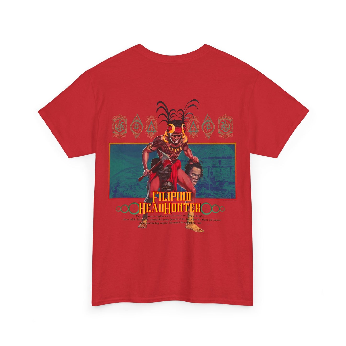 Filipino Strength Filipino HeadHunter Unisex Heavy Cotton Tee
