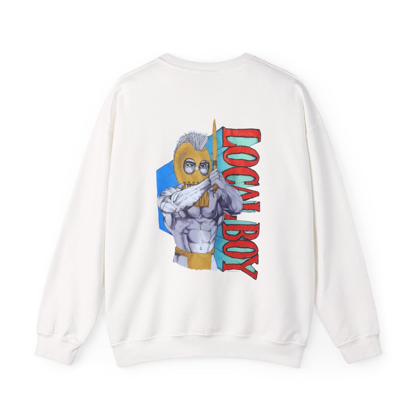 Hawaiian Strength Local Boy Vintage Design 90s New Print Unisex Heavy Blend™ Crewneck Sweatshirt