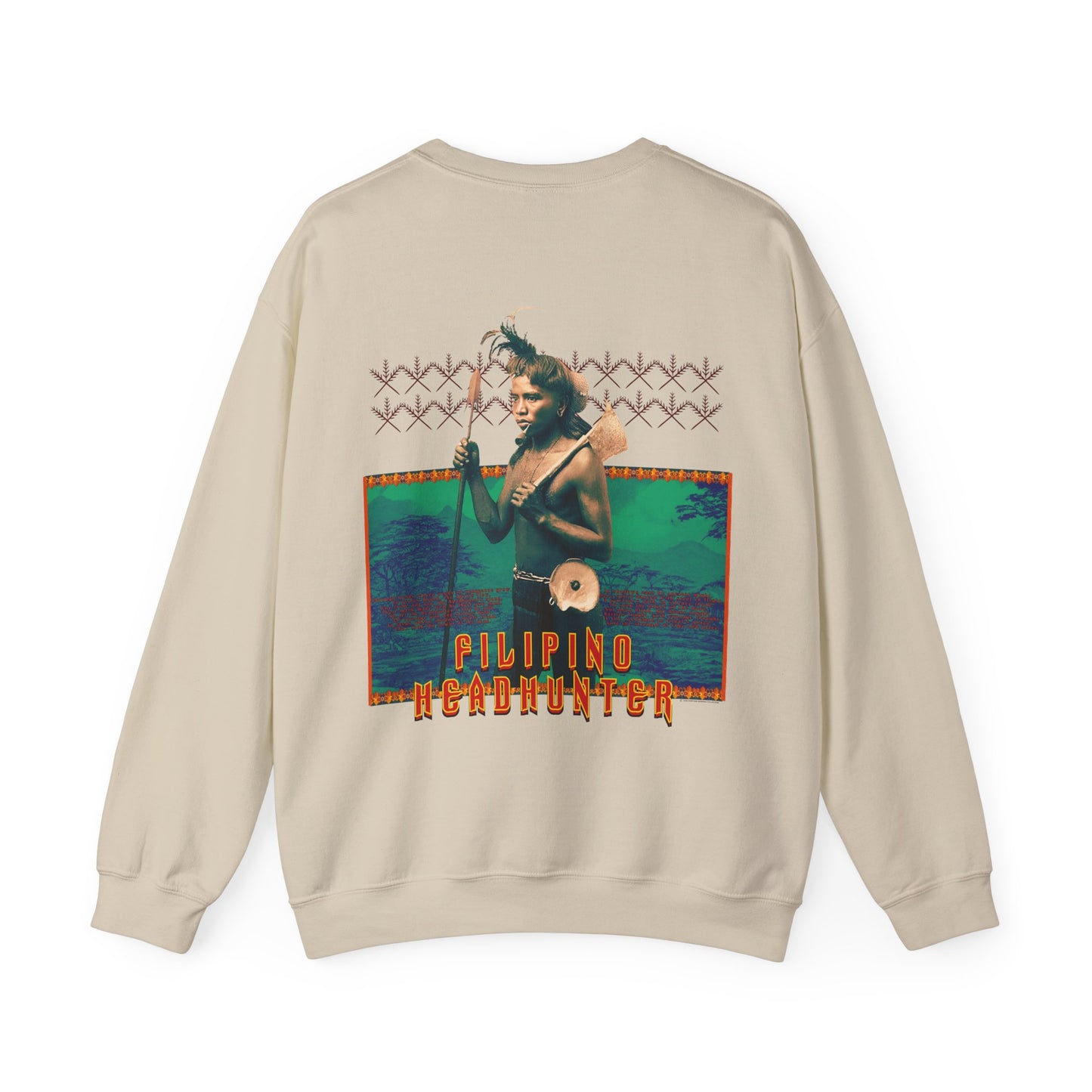 Filipino Strength Filipino HeadHunter Unisex Heavy Blend™ Crewneck Sweatshirt