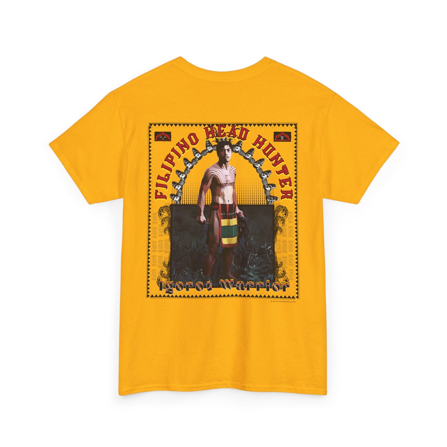 Filipino Strength Filipino Headhunter Igorot Warrior Unisex Heavy Cotton Tee