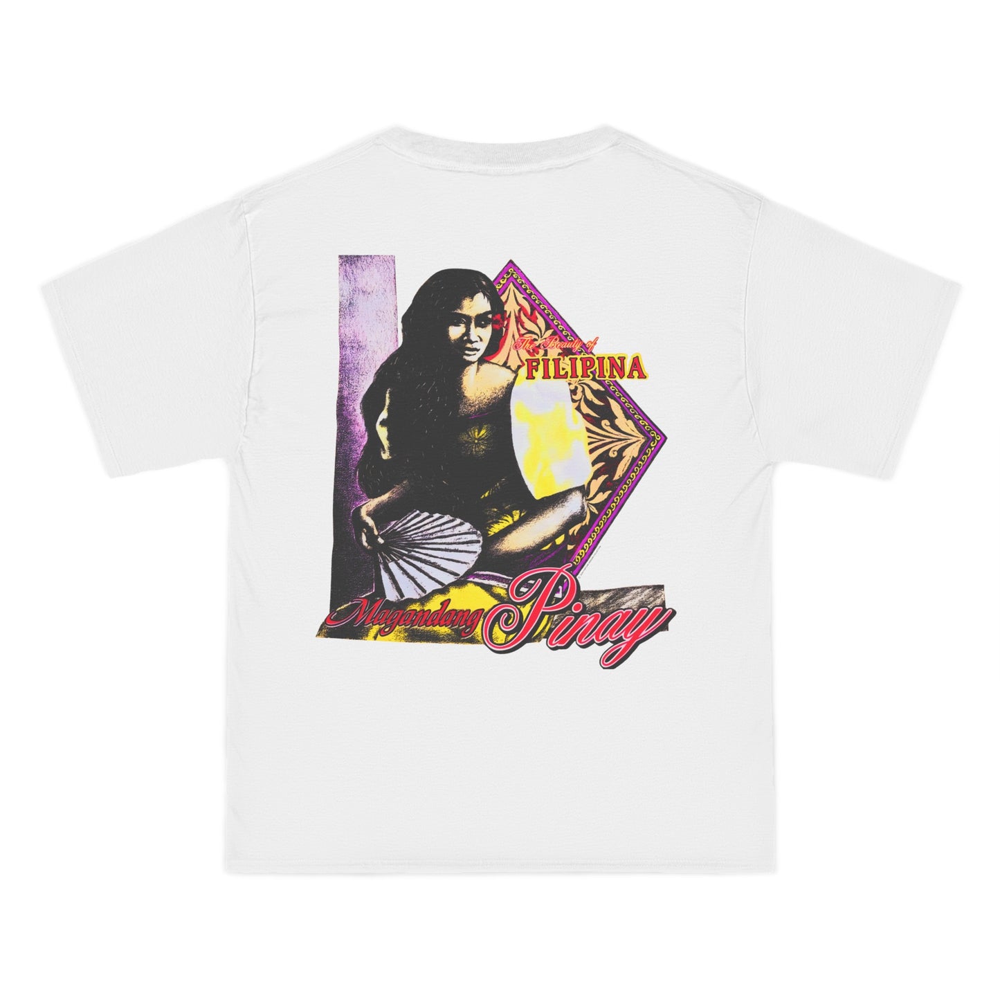 Filipino Strength The Beauty Of Filipina Magandang Pinay Vintage Design 90s New Print Beefy-T® Short-Sleeve T-Shirt