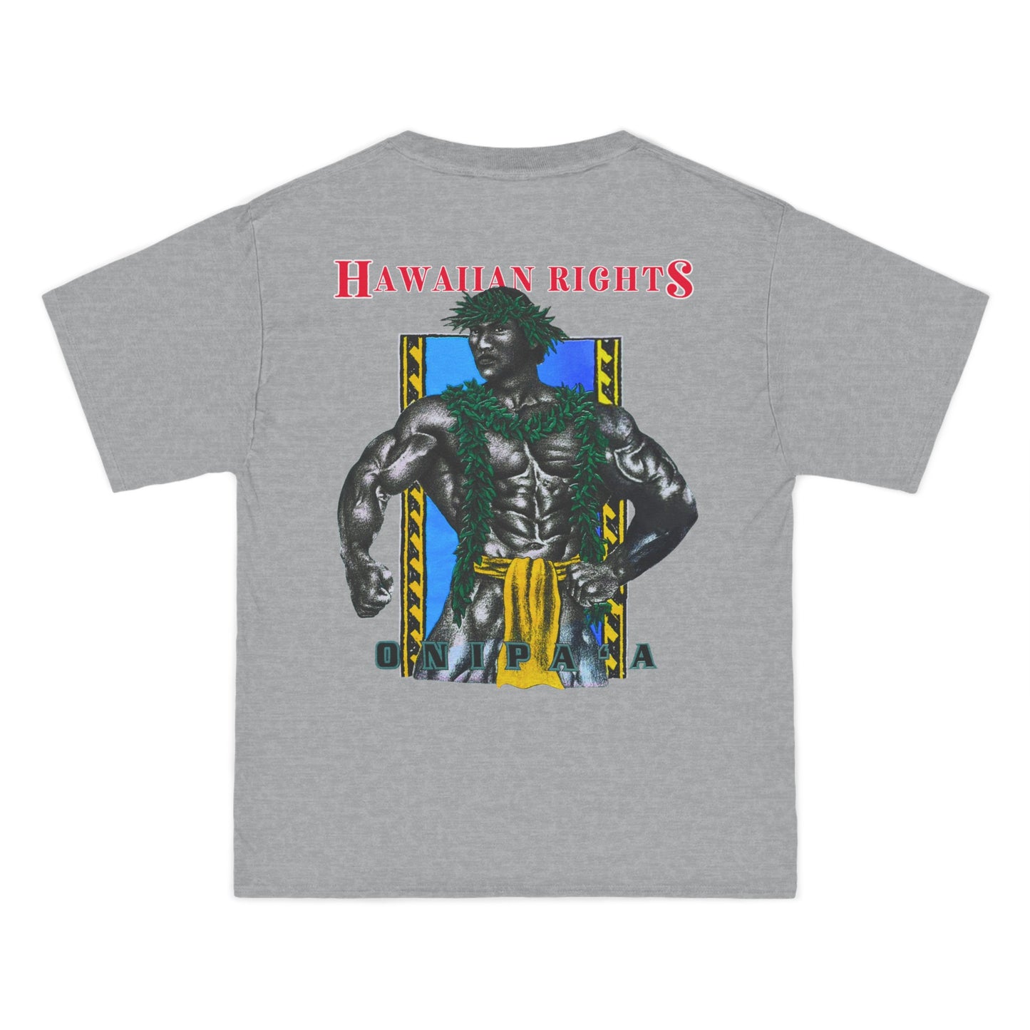 Hawaiian Strength Onipa’a Hawaiian Rights Vintage Design 90s New Print Beefy-T® Short-Sleeve T-Shirt