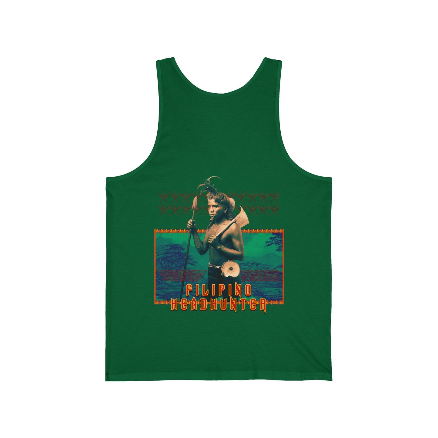 Filipino Strength Filipino HeadHunter Unisex Jersey Tank