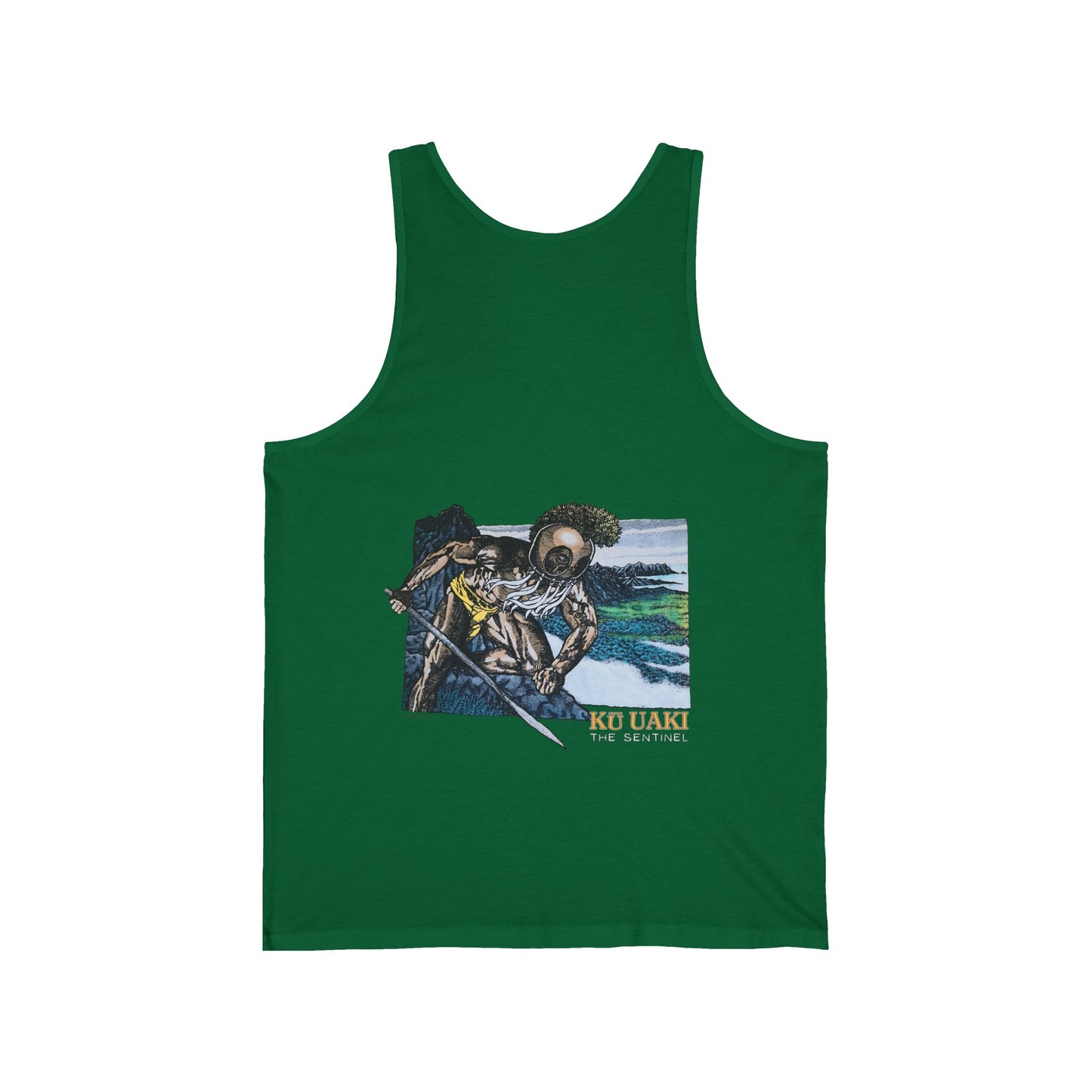 Hawaiian Strength Ku Uaki The Sentinel Unisex Jersey Tank