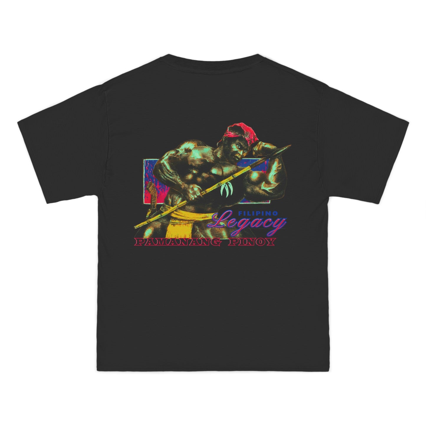 Filipino Strength Filipino Legacy Pamanang Pinoy Vintage Design 90s New Print Beefy-T® Short-Sleeve T-Shirt