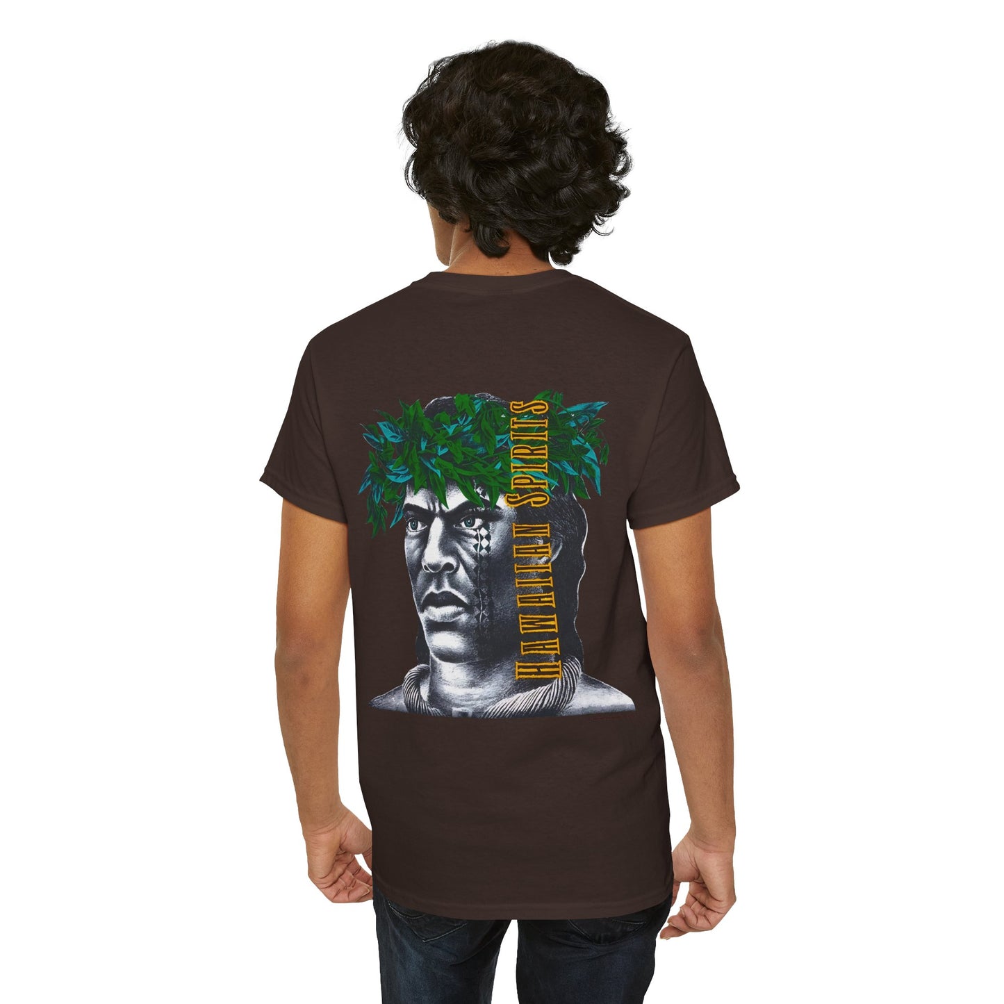 Hawaiian Strength Hawaiian Spirits Vintage Design 90s New Print Unisex Heavy Cotton Tee