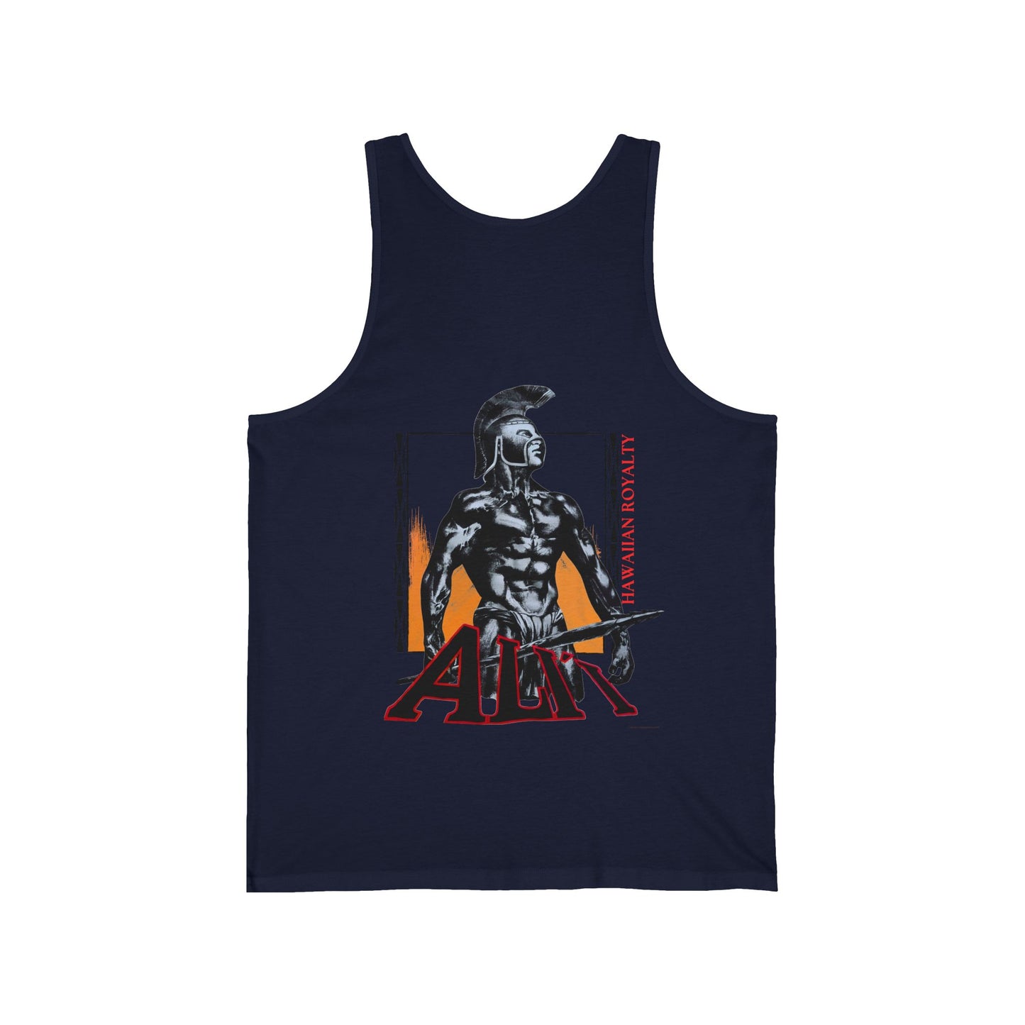 Hawaiian Strength Ali'i Hawaiian Royalty Vintage Design 90s New Print Unisex Jersey Tank