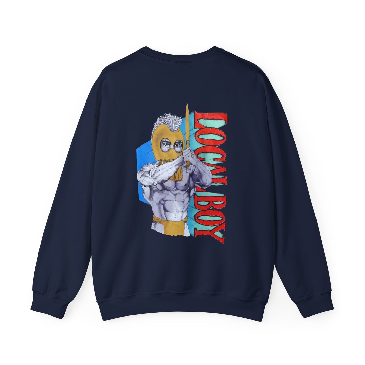 Hawaiian Strength Local Boy Vintage Design 90s New Print Unisex Heavy Blend™ Crewneck Sweatshirt