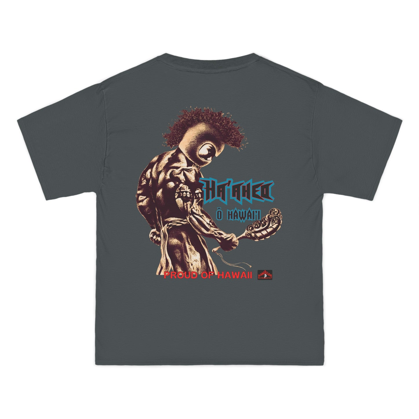 Hawaiian Strength Proud of Hawaii Ha'aheo o Hawai'i Vintage Design 90s New Print Beefy-T® Short-Sleeve T-Shirt