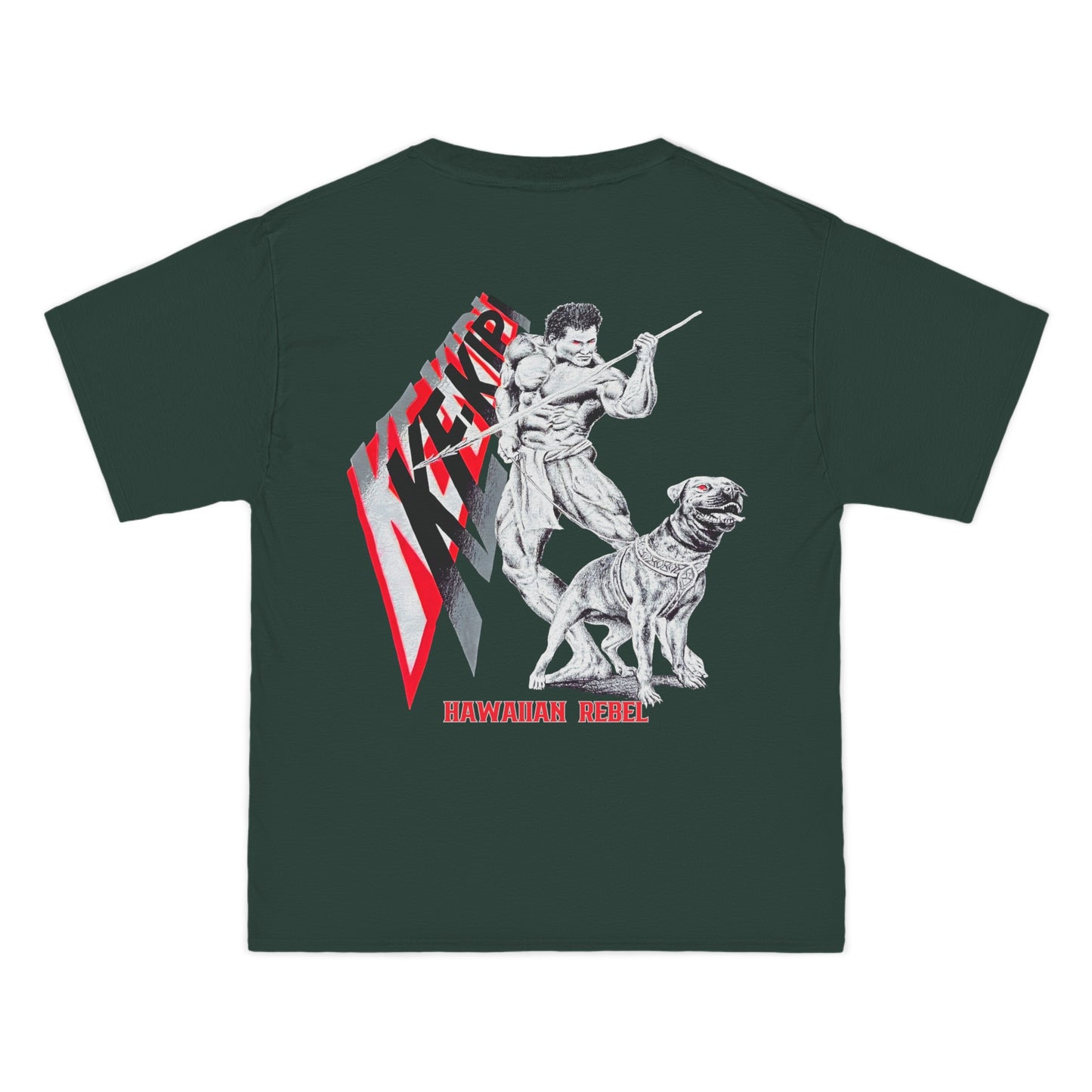 Hawaiian Strength Ke-Kipi Hawaiian Rebel Vintage Design 90s New Print Beefy-T® Short-Sleeve T-Shirt