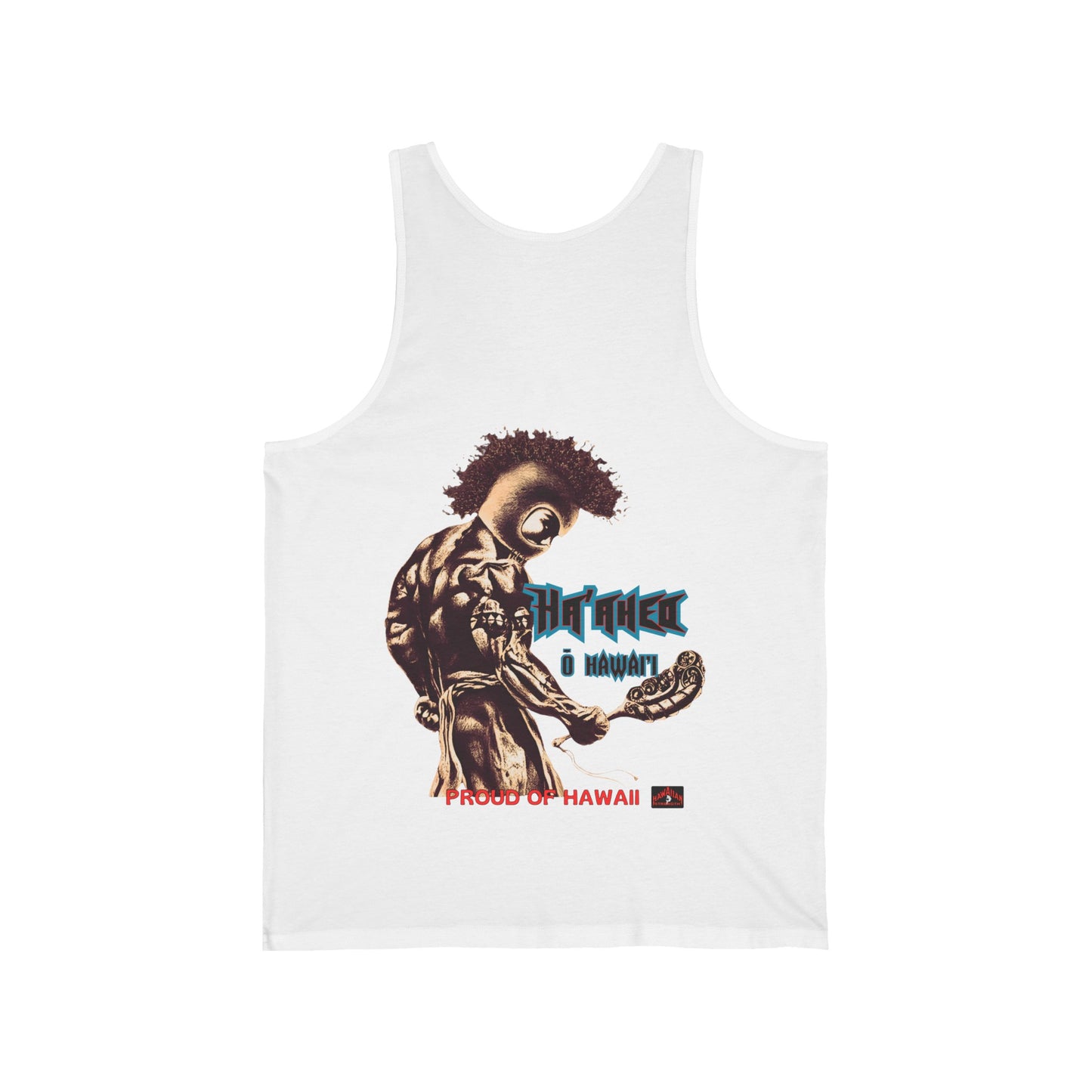 Hawaiian Strength Proud of Hawaii Ha'aheo o Hawai'i Vintage Design 90s New Print Unisex Jersey Tank