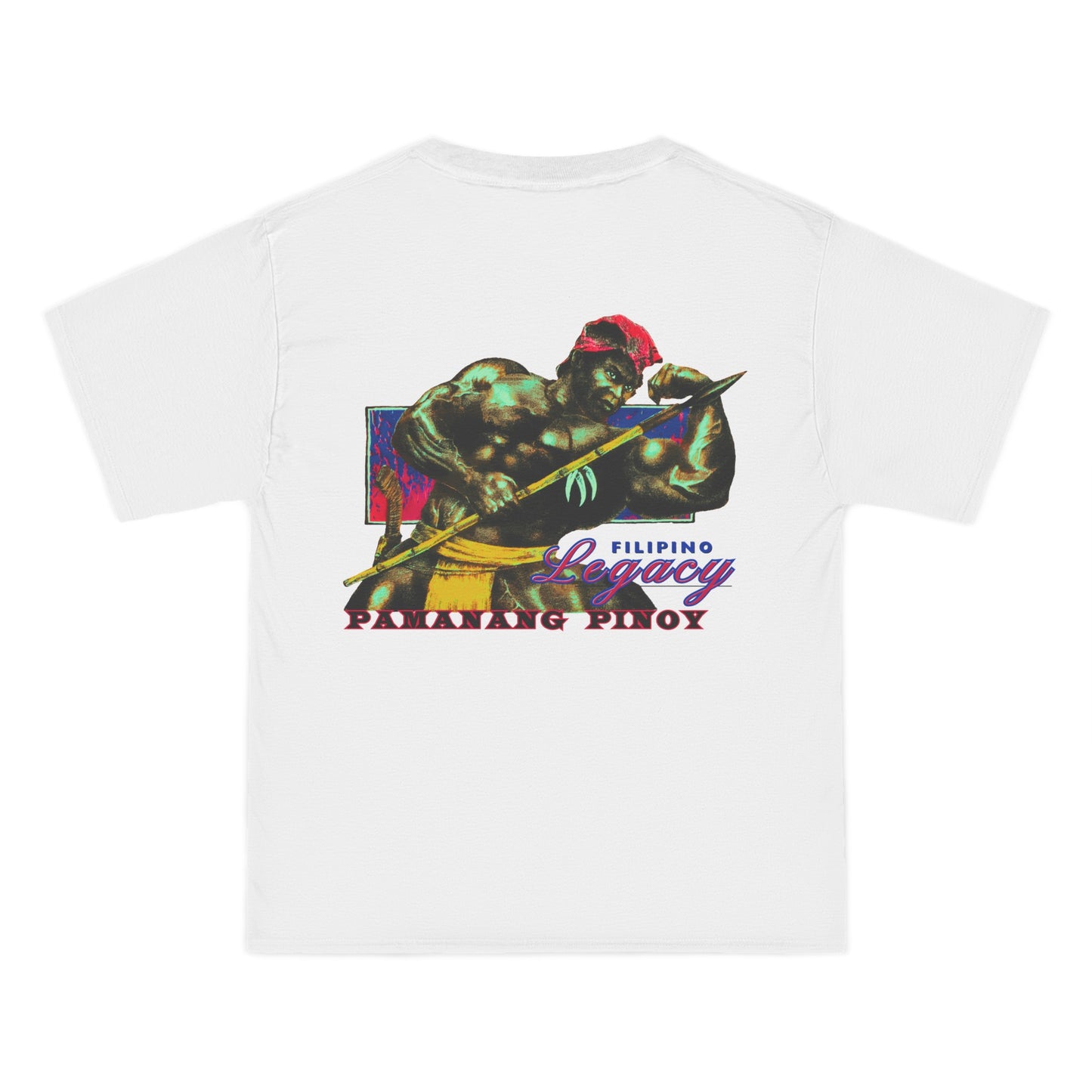 Filipino Strength Filipino Legacy Pamanang Pinoy Vintage Design 90s New Print Beefy-T® Short-Sleeve T-Shirt