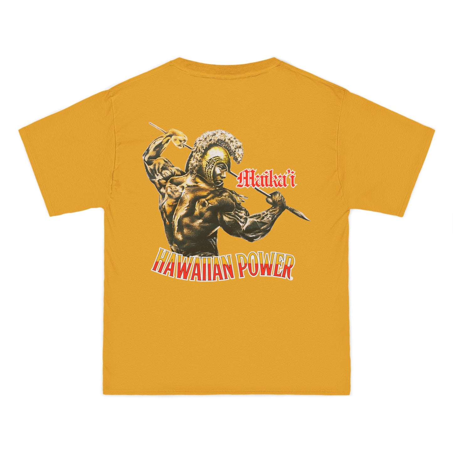 Hawaiian Strength Maika'i Hawaiian Power Vintage Design 90s New Print Beefy-T® Short-Sleeve T-Shirt