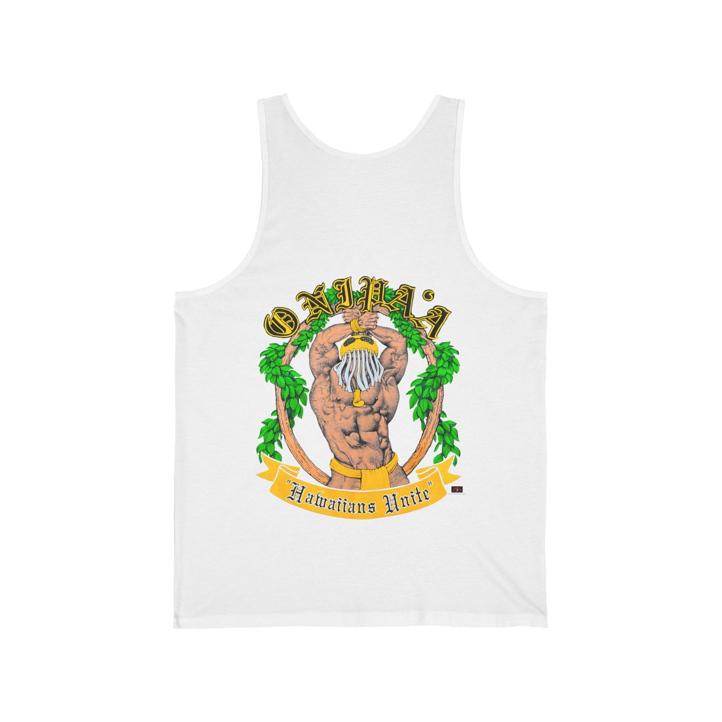 Hawaiian Strength Onipa'a Hawaiians Unite Vintage Design 90s New Print Unisex Jersey Tank