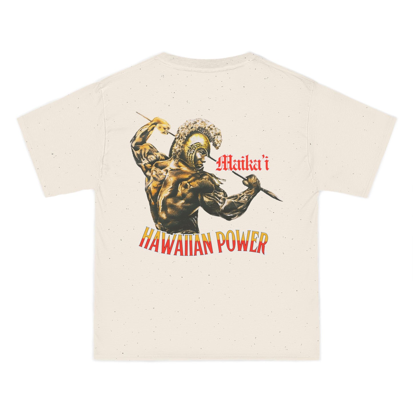Hawaiian Strength Maika'i Hawaiian Power Vintage Design 90s New Print Beefy-T® Short-Sleeve T-Shirt