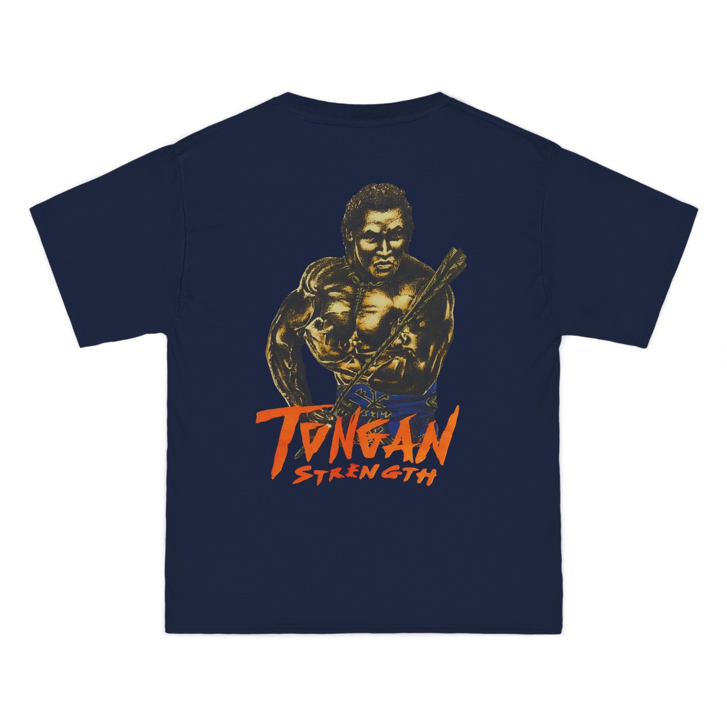 Local Strength Tongan Strength Vintage Design 90s New Print Beefy-T® Short-Sleeve T-Shirt