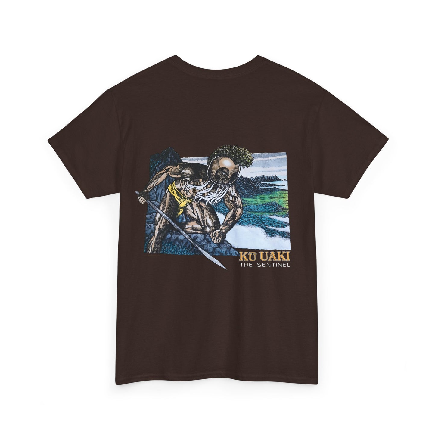 Hawaiian Strength Ku Uaki The Sentinel Unisex Heavy Cotton Tee