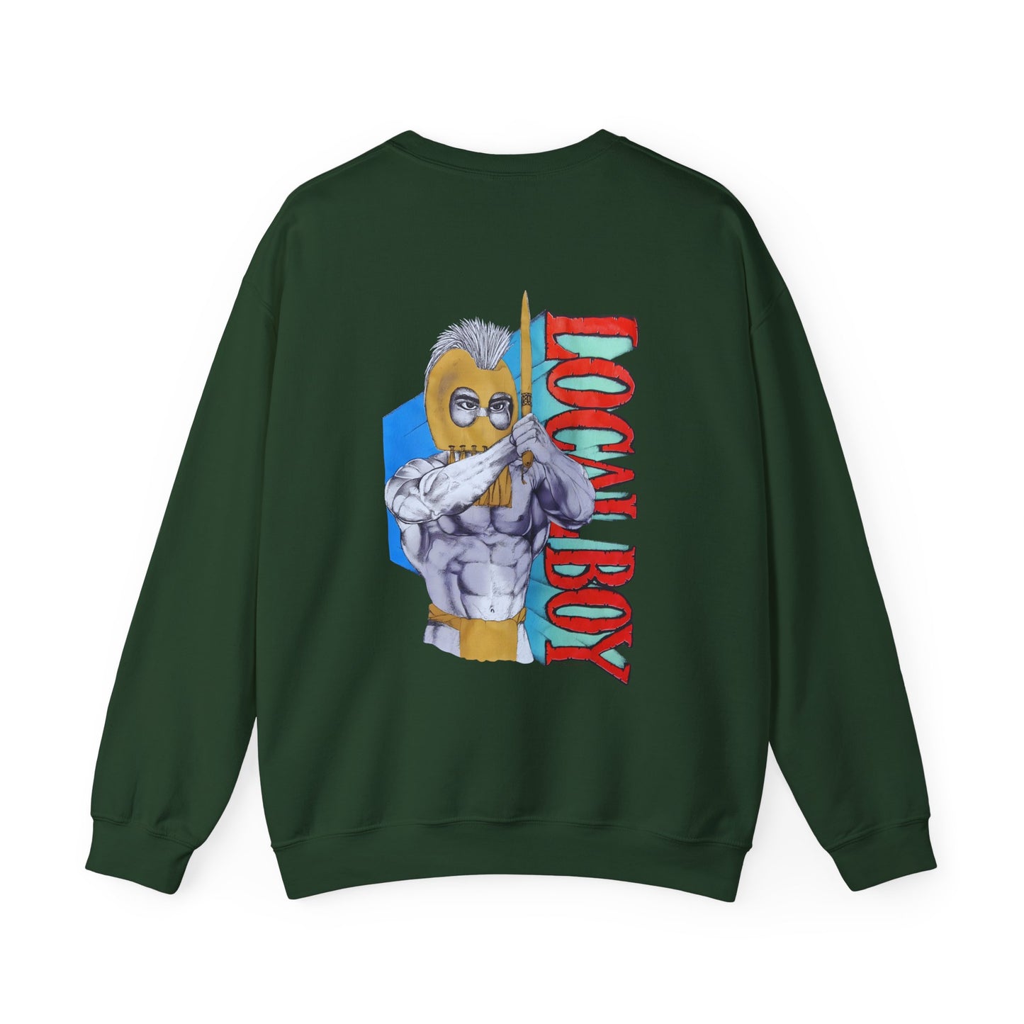 Hawaiian Strength Local Boy Vintage Design 90s New Print Unisex Heavy Blend™ Crewneck Sweatshirt