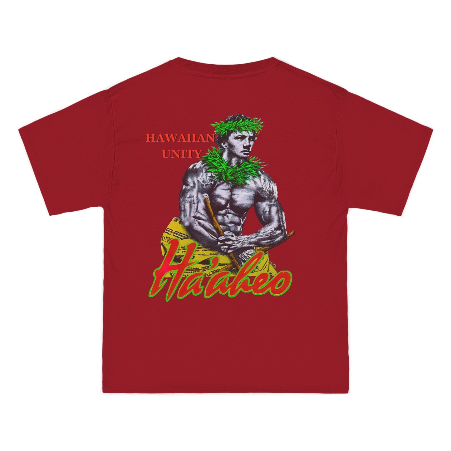Hawaiian Strength Hawaiian Unity Ha'aheo Vintage Design 90s New Print Beefy-T® Short-Sleeve T-Shirt