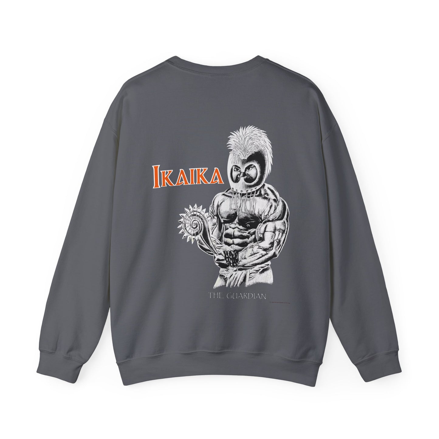 Hawaiian Strength Ikaika The Guardian Vintage Design 90s New Print Unisex Heavy Blend™ Crewneck Sweatshirt