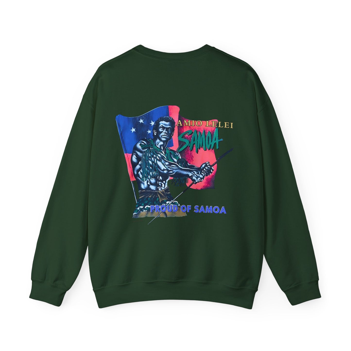 Samoan Strength Proud of Samoa Amio Lelei Vintage Design 90s New Print Unisex Heavy Blend™ Crewneck Sweatshirt