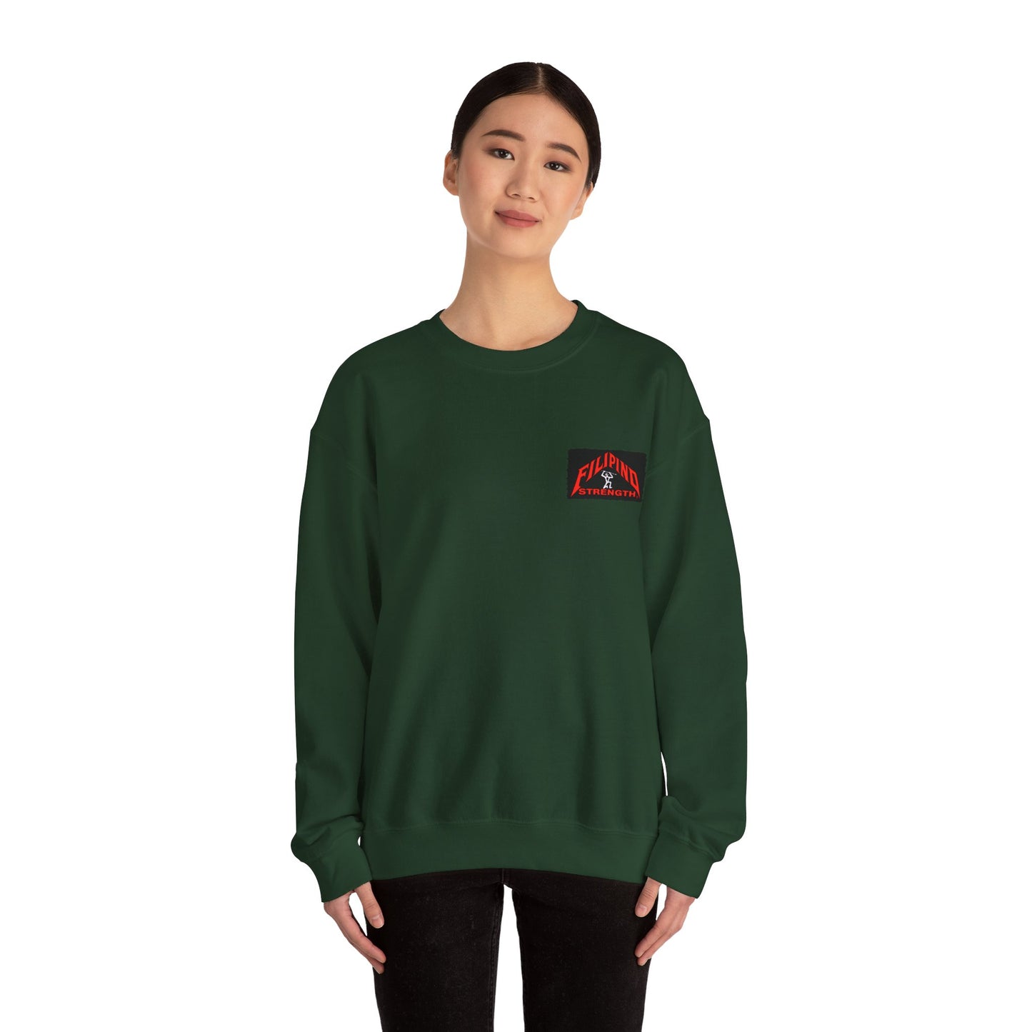 Filipino Strength Filipina Vintage Design 90s New Print Unisex Heavy Blend™ Crewneck Sweatshirt
