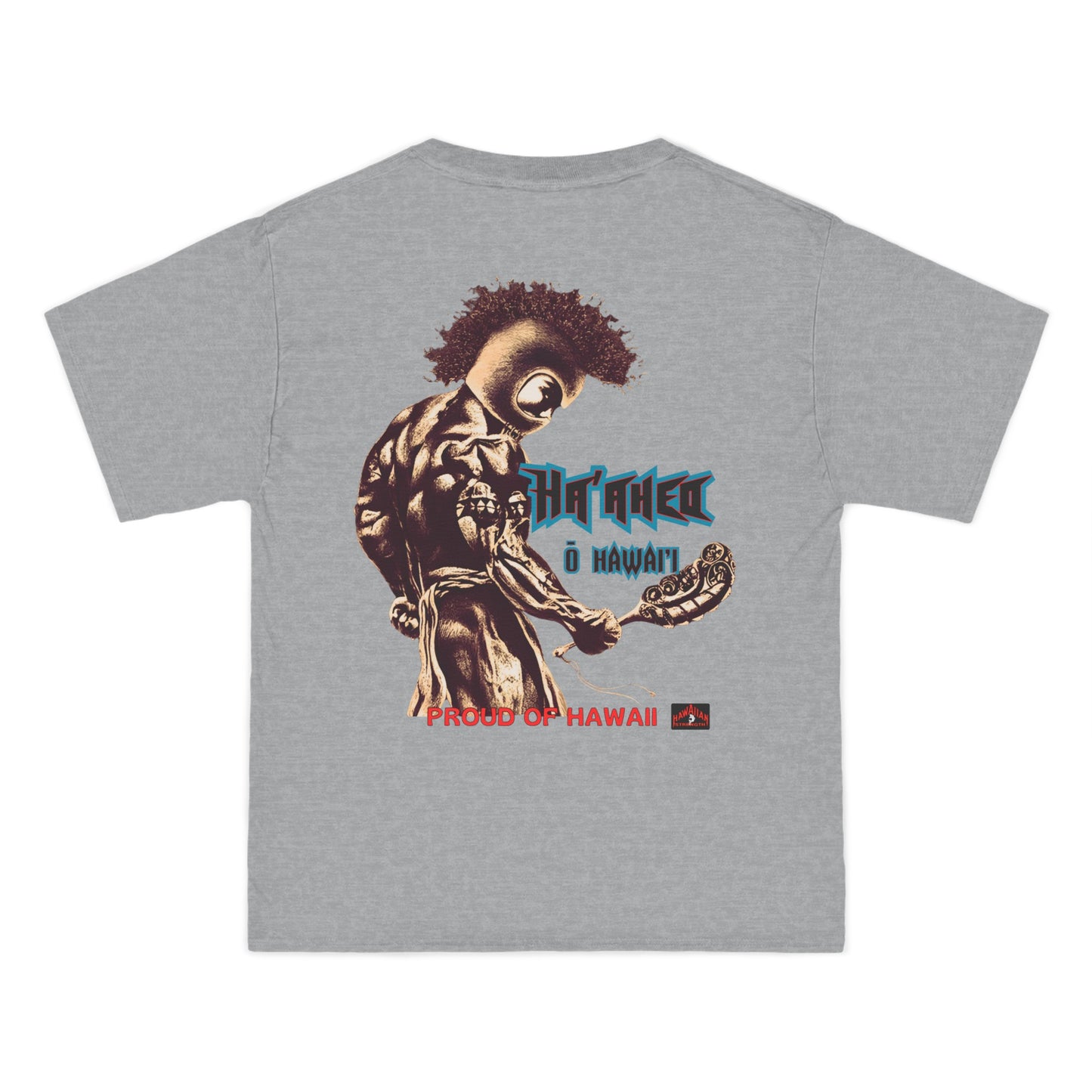 Hawaiian Strength Proud of Hawaii Ha'aheo o Hawai'i Vintage Design 90s New Print Beefy-T® Short-Sleeve T-Shirt