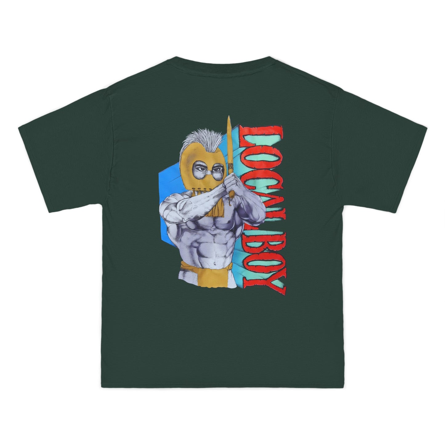 Hawaiian Strength Local Boy Vintage Design 90s New Print Beefy-T® Short-Sleeve T-Shirt