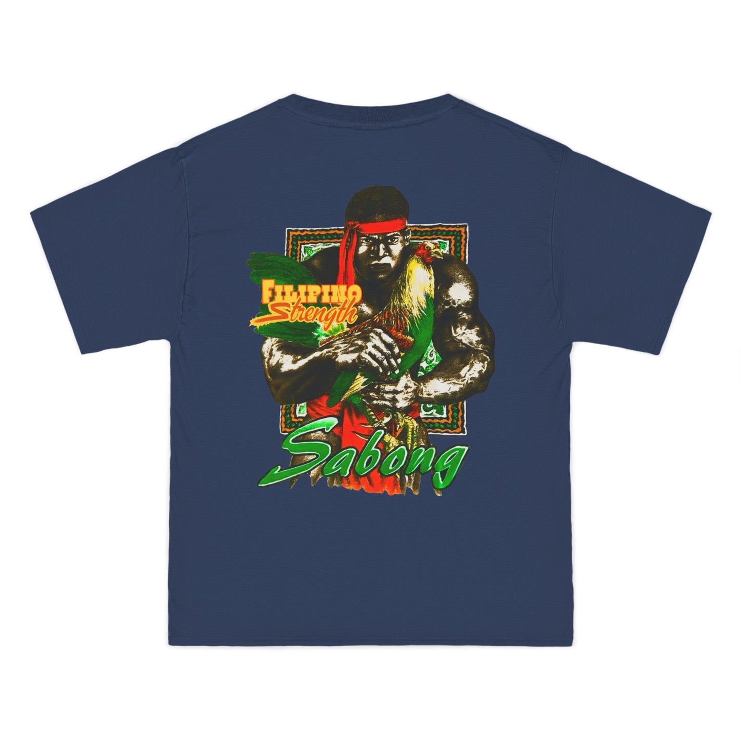Filipino Strength Sabong Vintage Design 90s New Print Beefy-T® Short-Sleeve T-Shirt