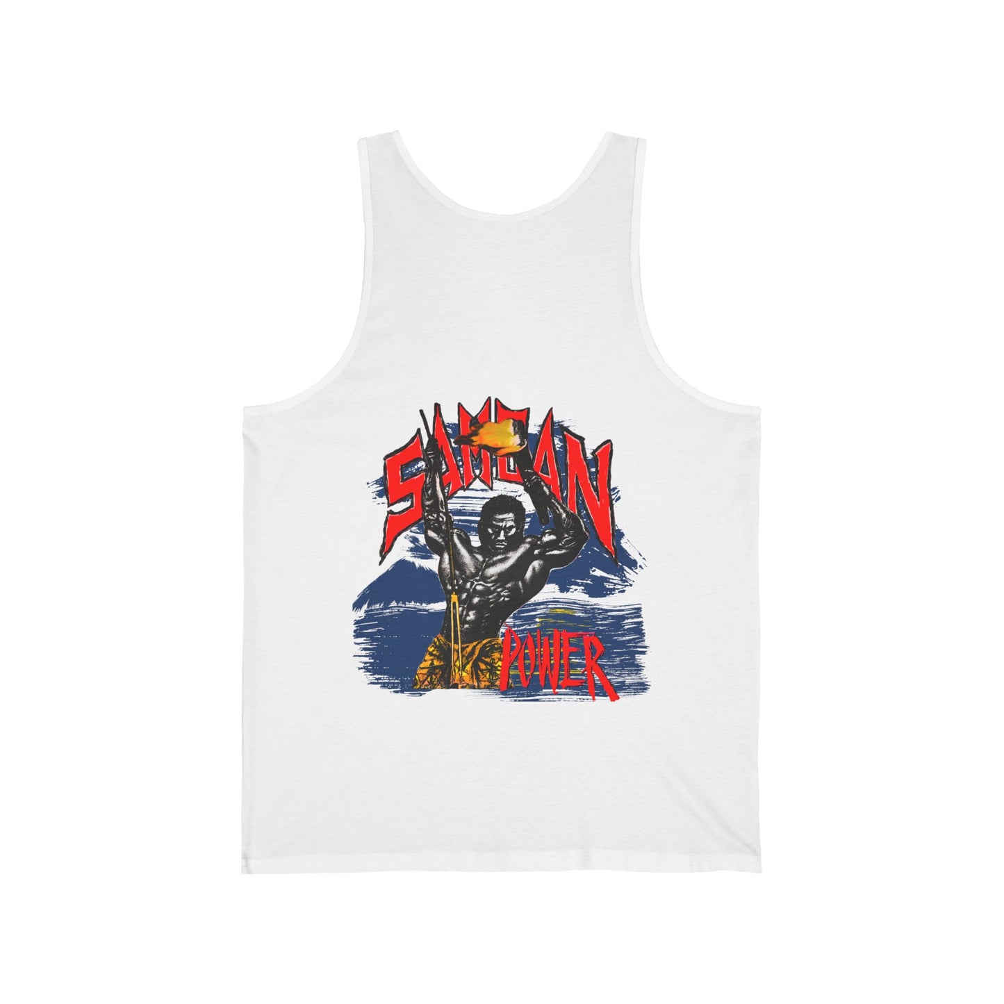 Samoan Strength Samoan Power Vintage Design 90s New Print Unisex Jersey Tank
