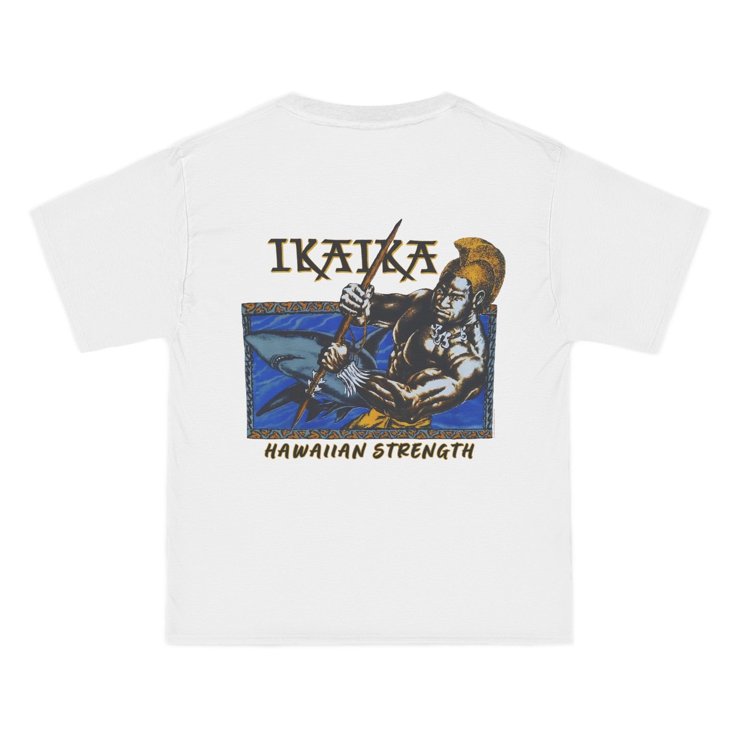 Hawaiian Strength Ikaika Hawaiian Strength Vintage Design 90s New Print Beefy-T® Short-Sleeve T-Shirt