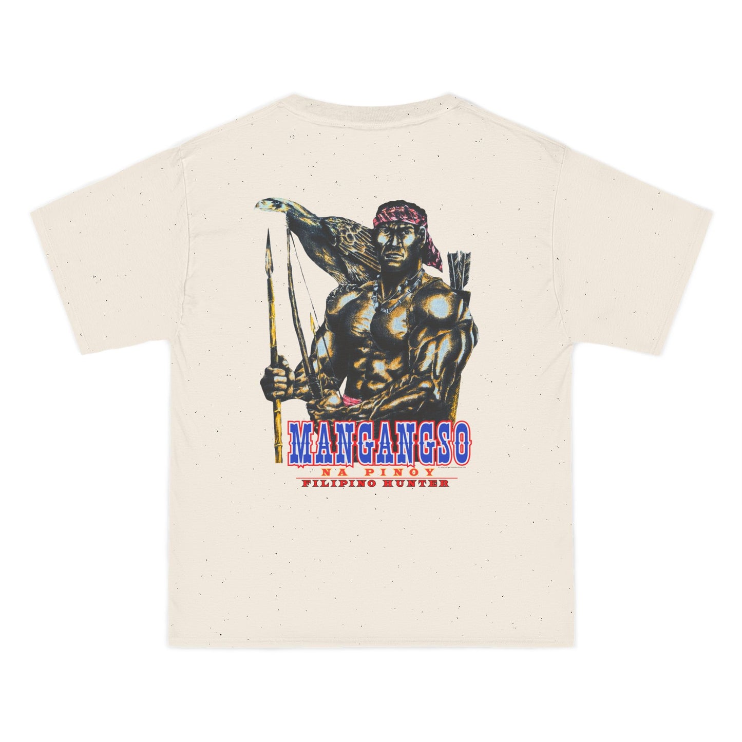 Filipino Strength Mangangso Na Pinoy Filipino Hunter Vintage Design 90s New Print Beefy-T® Short-Sleeve T-Shirt