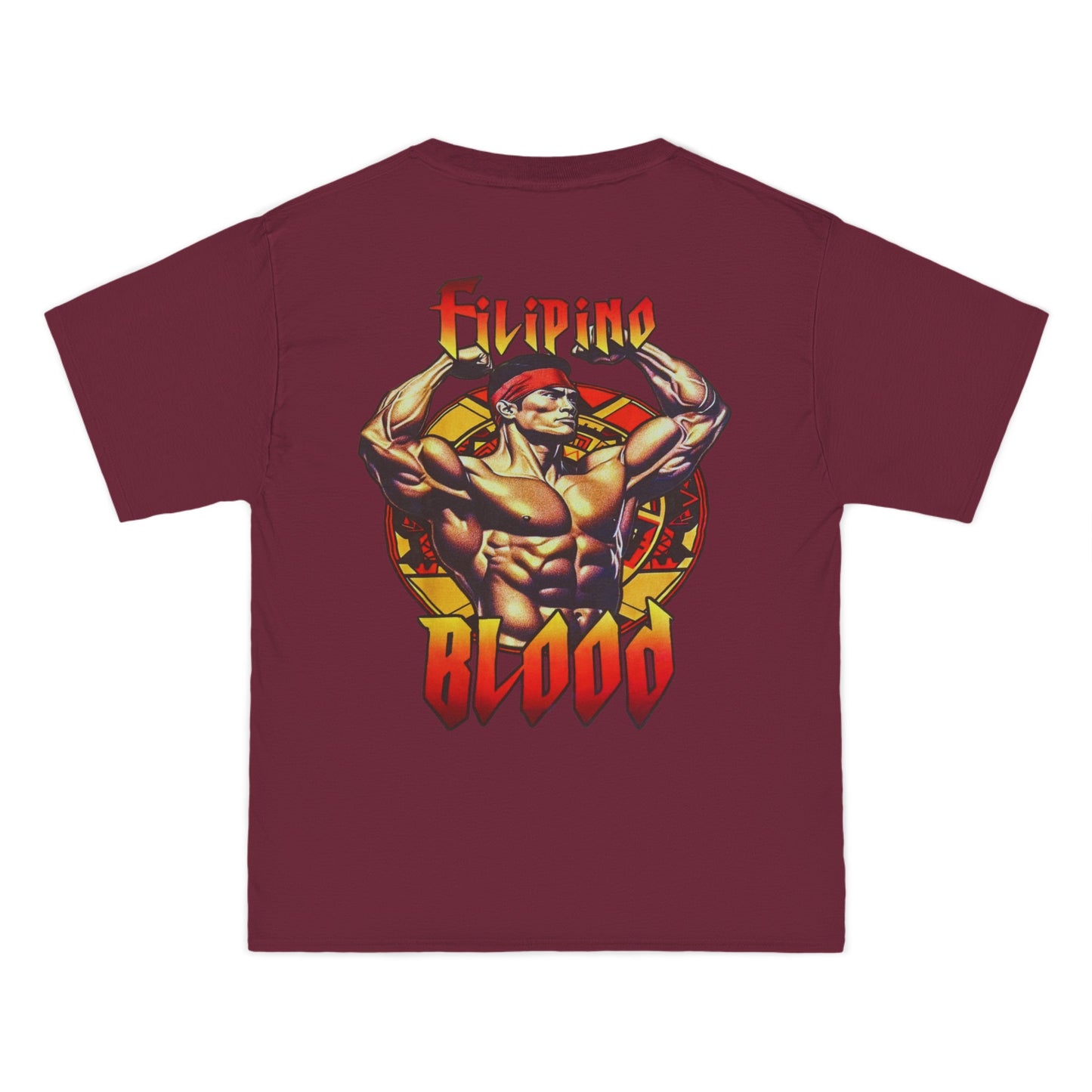 Filipino Strength Filipino Blood Vintage Design 90s New Print Beefy-T® Short-Sleeve T-Shirt