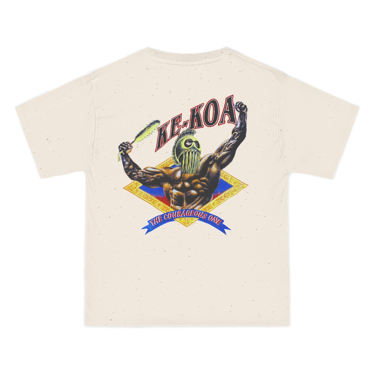 Hawaiian Strength The Courageous One Ke-Koa Vintage Design 90s New Print Beefy-T® Short-Sleeve T-Shirt