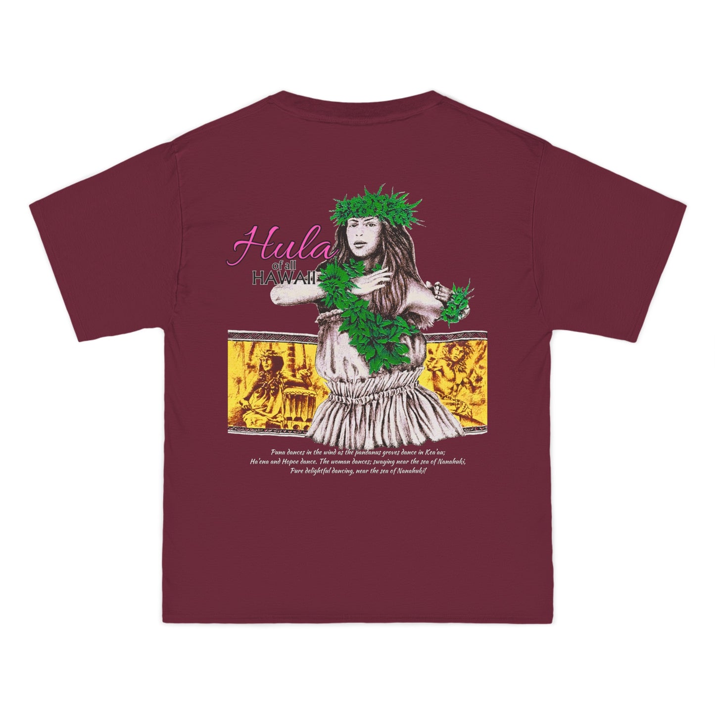 Hawaiian Strength Hula of all Hawaii Vintage Design 90s New Print Beefy-T® Short-Sleeve T-Shirt