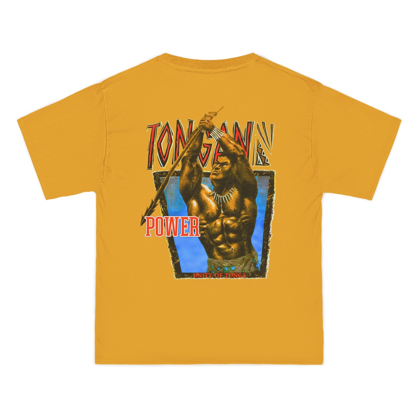 Local Strength Tongan Power Unity Of Tonga Vintage Design 90s New Print Beefy-T® Short-Sleeve T-Shirt