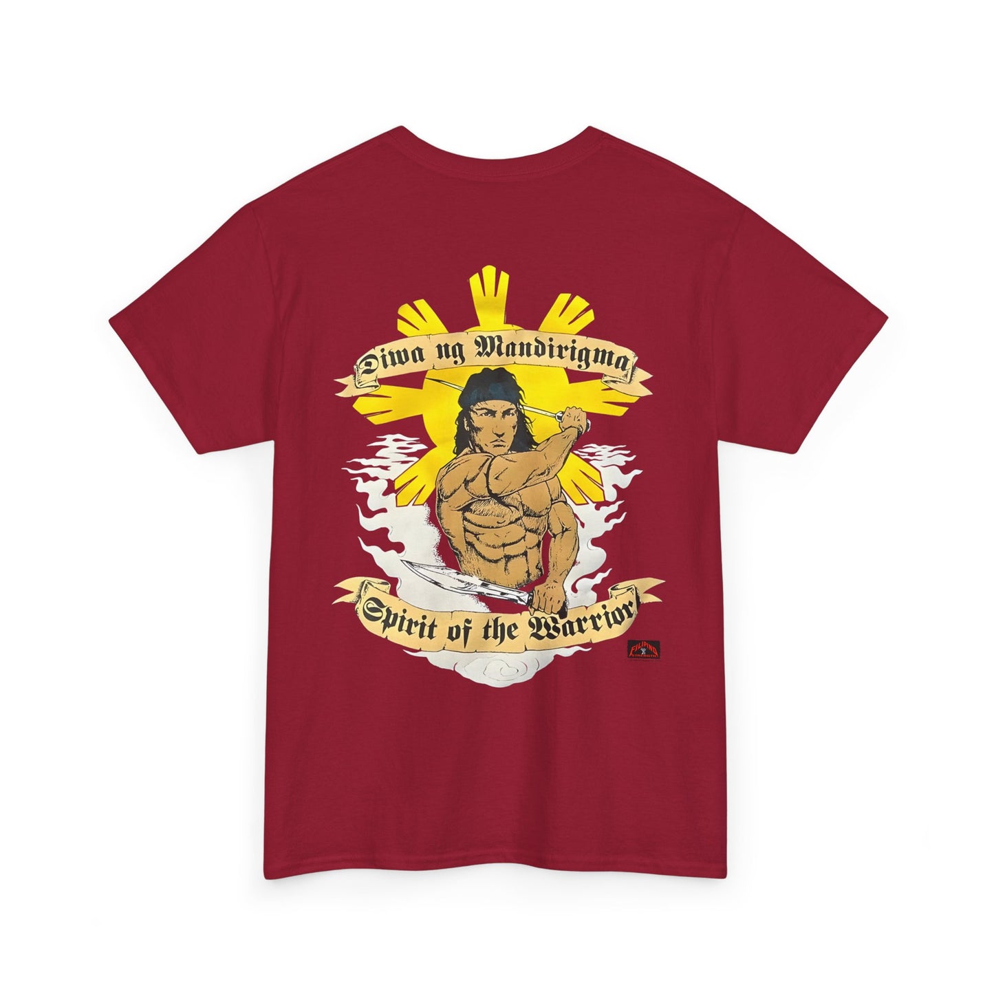 Filipino Strength Spirit of the Warrior Diwa ng Mandirigma Vintage Design 90s New Print Unisex Heavy Cotton Tee